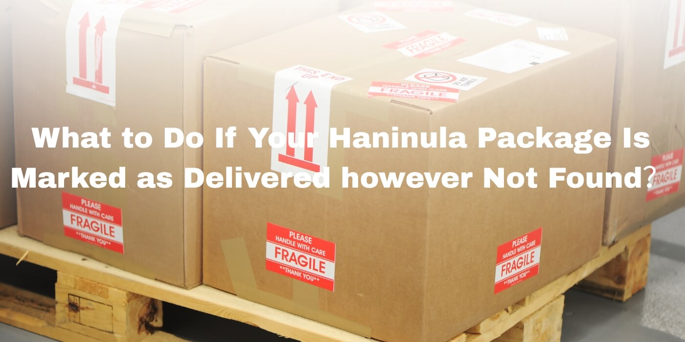 What to Do If Your Haninula Package Is Marked as Delivered however Not Found？