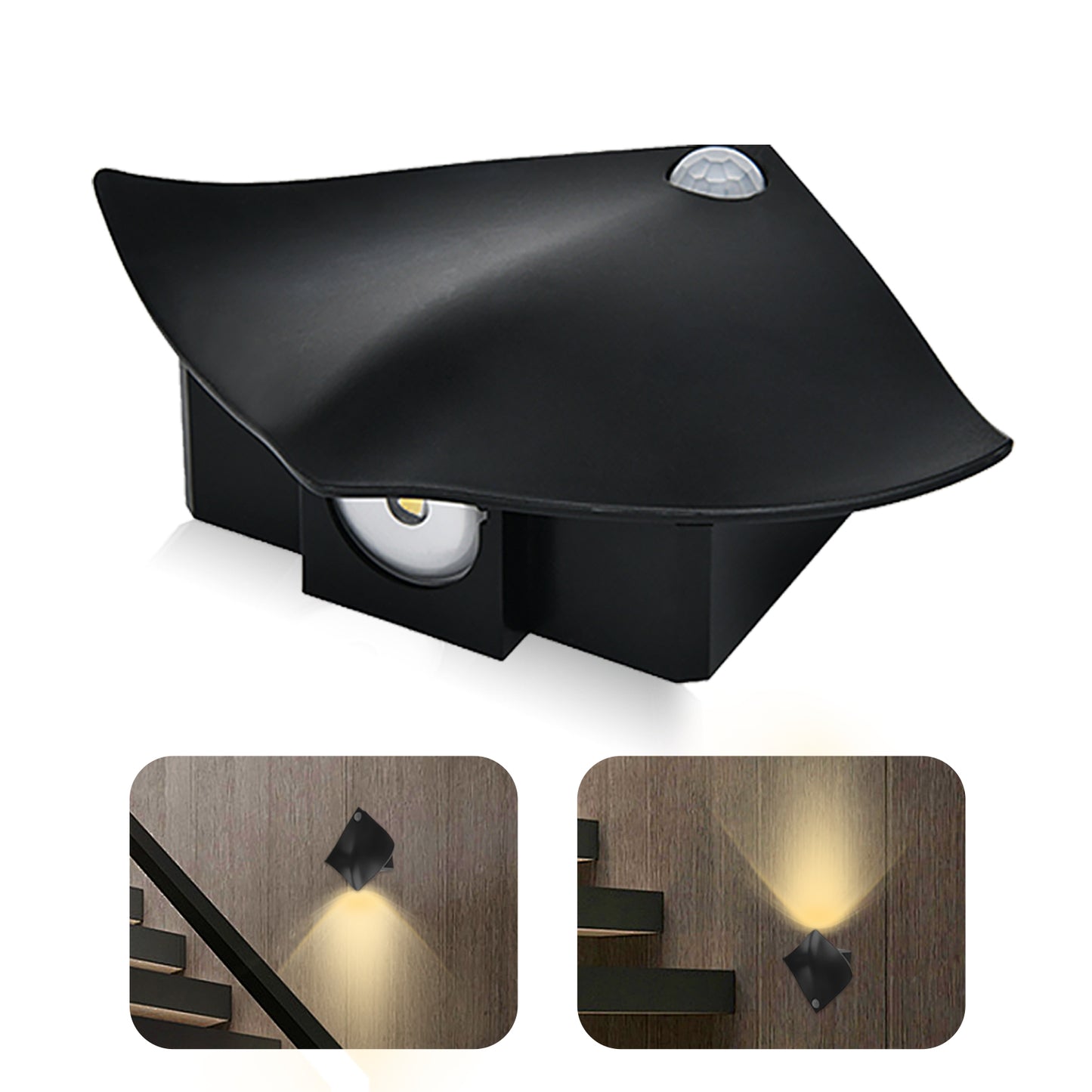 Motion Sensor Warm Yellow Night Light Magnetic Wall Sconces