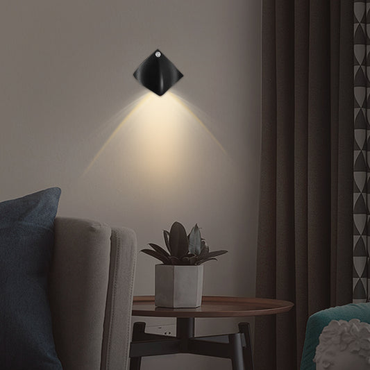 Motion Sensor Warm Yellow Night Light Magnetic Wall Sconces
