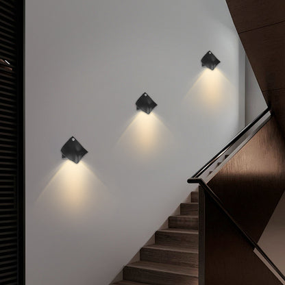 Motion Sensor Warm Yellow Night Light Magnetic Wall Sconces