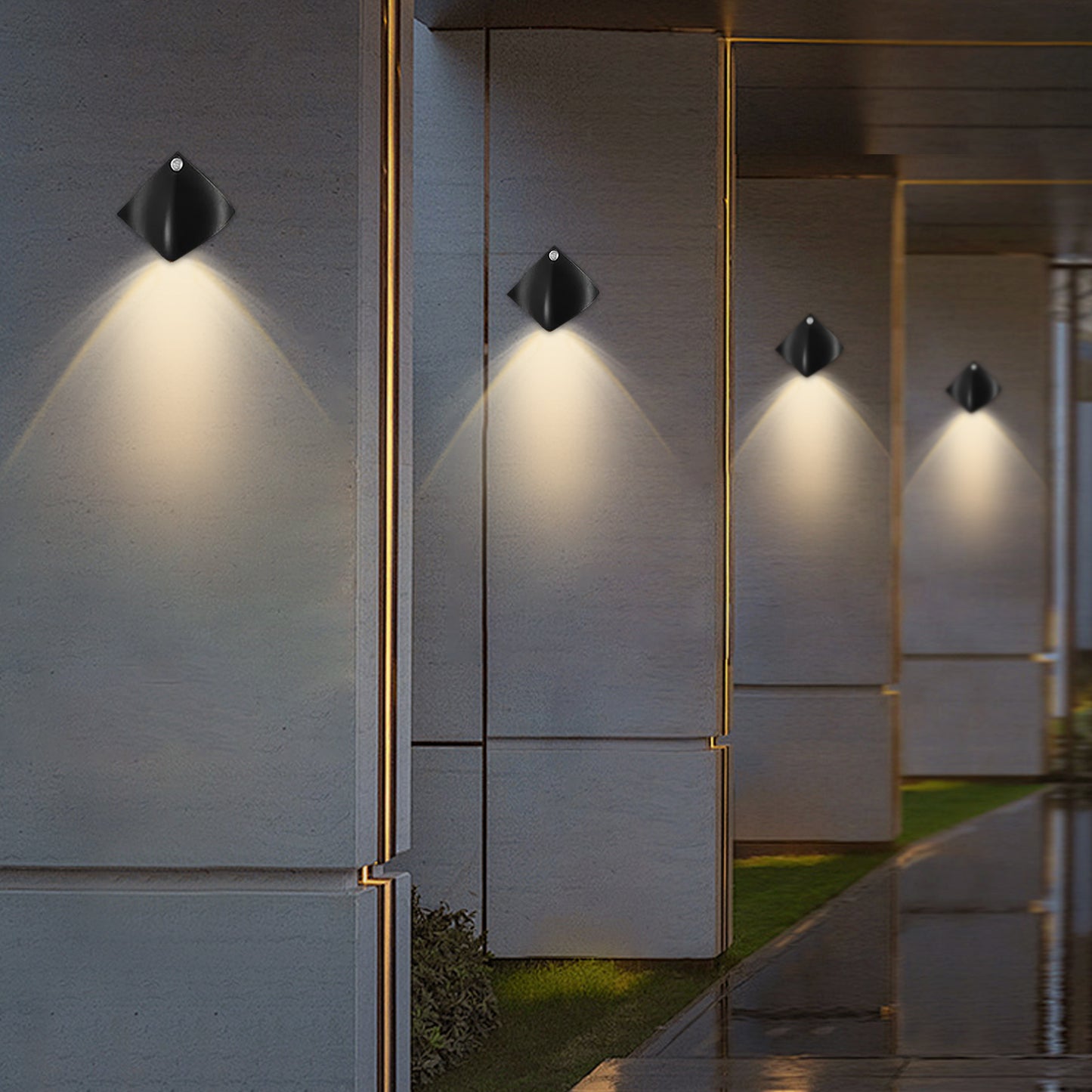 Motion Sensor Warm Yellow Night Light Magnetic Wall Sconces