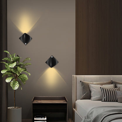 Motion Sensor Warm Yellow Night Light Magnetic Wall Sconces