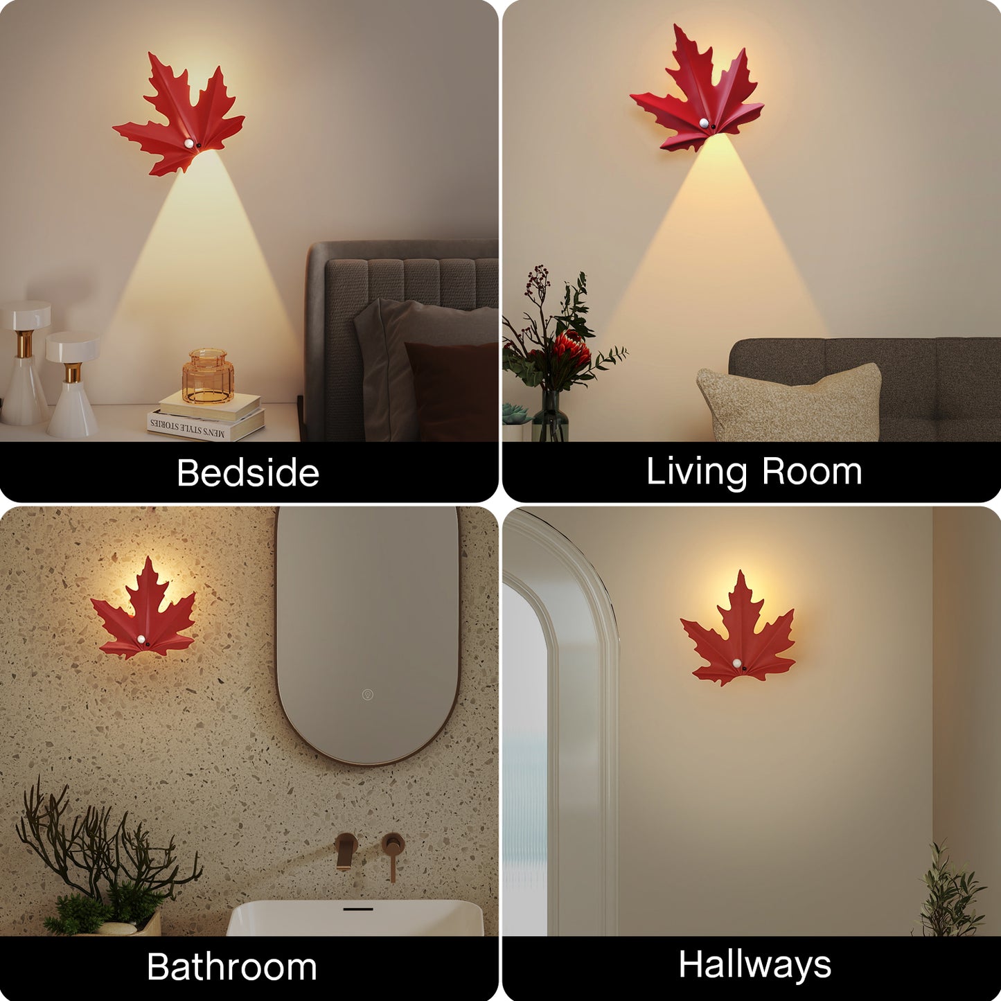 Dimmable Magnetic Wireless LED Motion Sensor Wall Light with Remote
